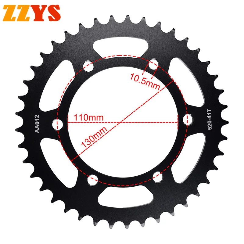 520 41T 42T 43T 46T Tooth Rear Sprocket Gear Wheel Cam Pinion For Suzuki GSX-R1000RA GSXR1000RA 2019-2021 GSX-R1000R GSXR1000R