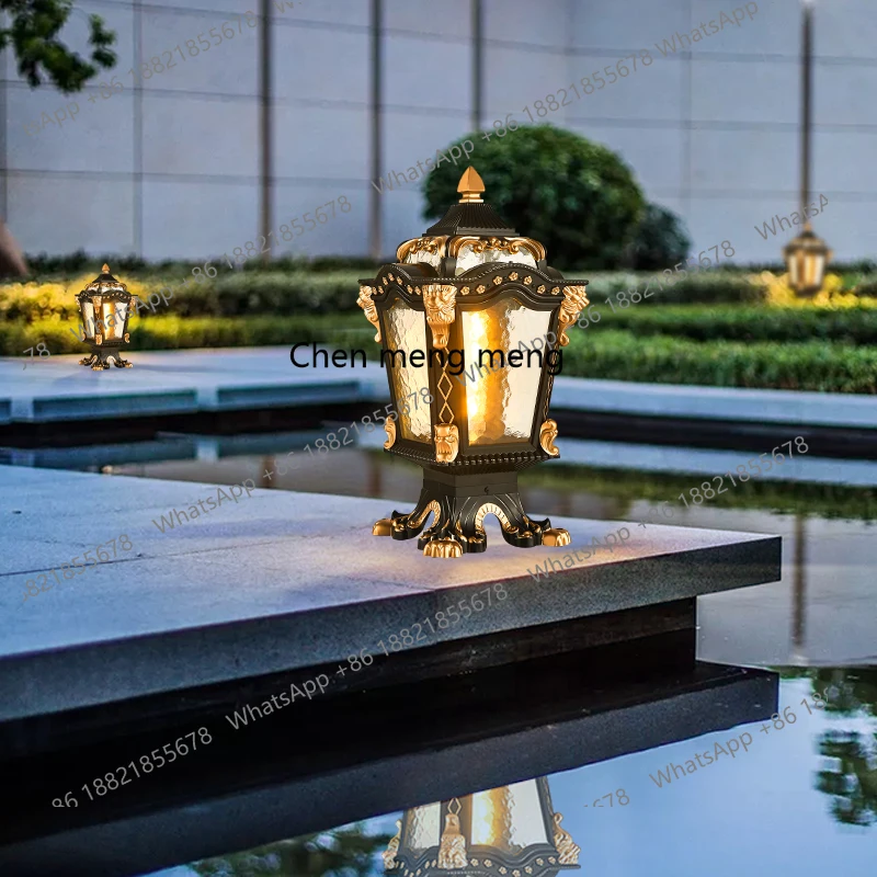 Stigma lamp Household outdoor electricity connection wall lamp Villa garden Outdoor waterproof gate wall garden lamp