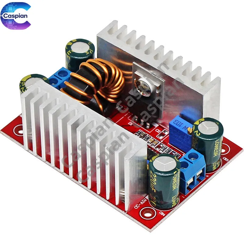 

400W 15A DC-DC Boost Power Module Adjustable Voltage Current for Laptop Battery Charging