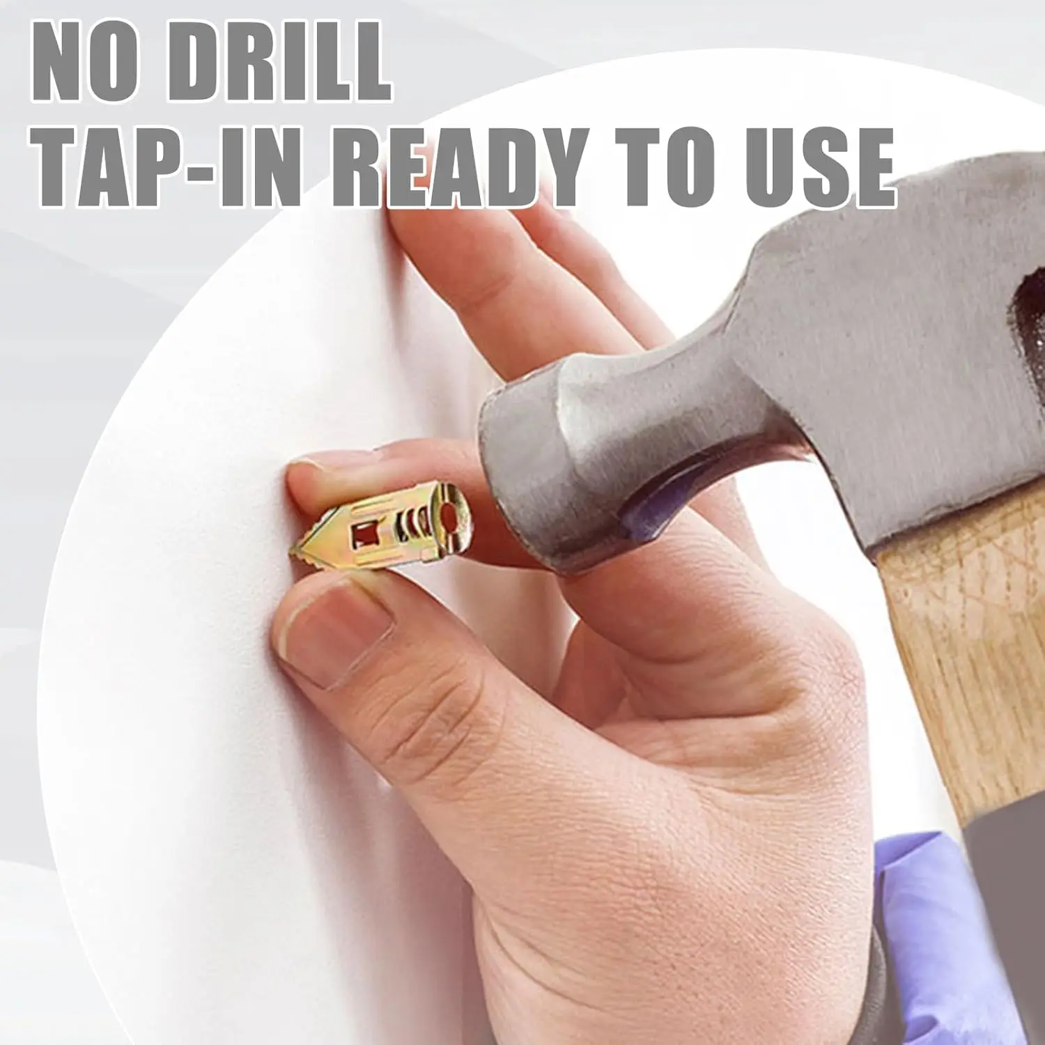 مراسي الحوائط الجافة ذاتية الحفر مع براغي شديدة التحمل، قفل مرساة ذاتي التنصت على الجبس، توسيع معدني