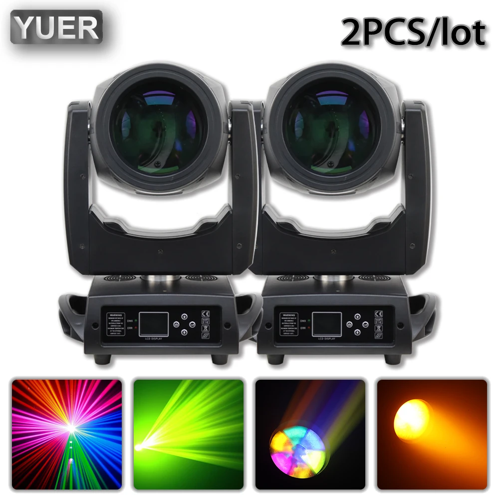 2PCS/Lot 230W 7R Beam 0SRAM Moving Head Lighting Professional Stage Equipment DJ Projector Disco Ball Party Stage DMX512 16/20CH