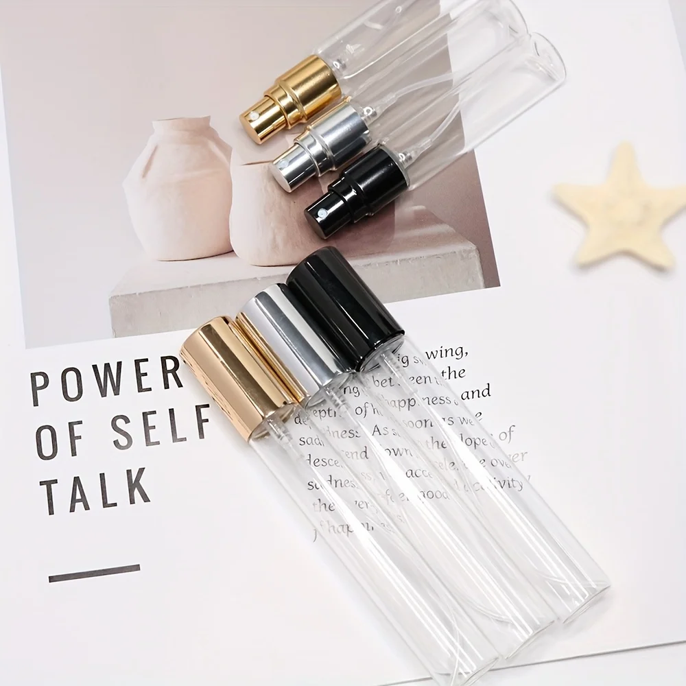 30/batch 5ml10ml15ml Glass Spray Bottle High-end Women's Perfume Bottle Mini Portable Travel Essential Can Be Repeatedly Filled