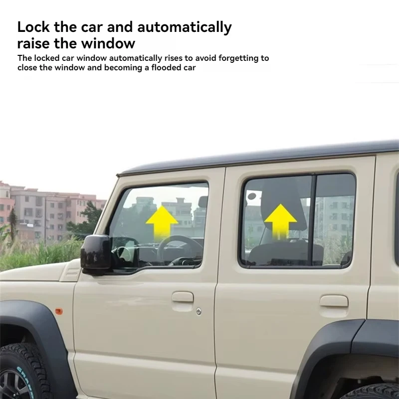 Car Smart Window Automatic Lifter for 5 Doors Jimny Reverse Mirror Automatically Folder For 2024 2025 2026 5 Door Suzuki JB74