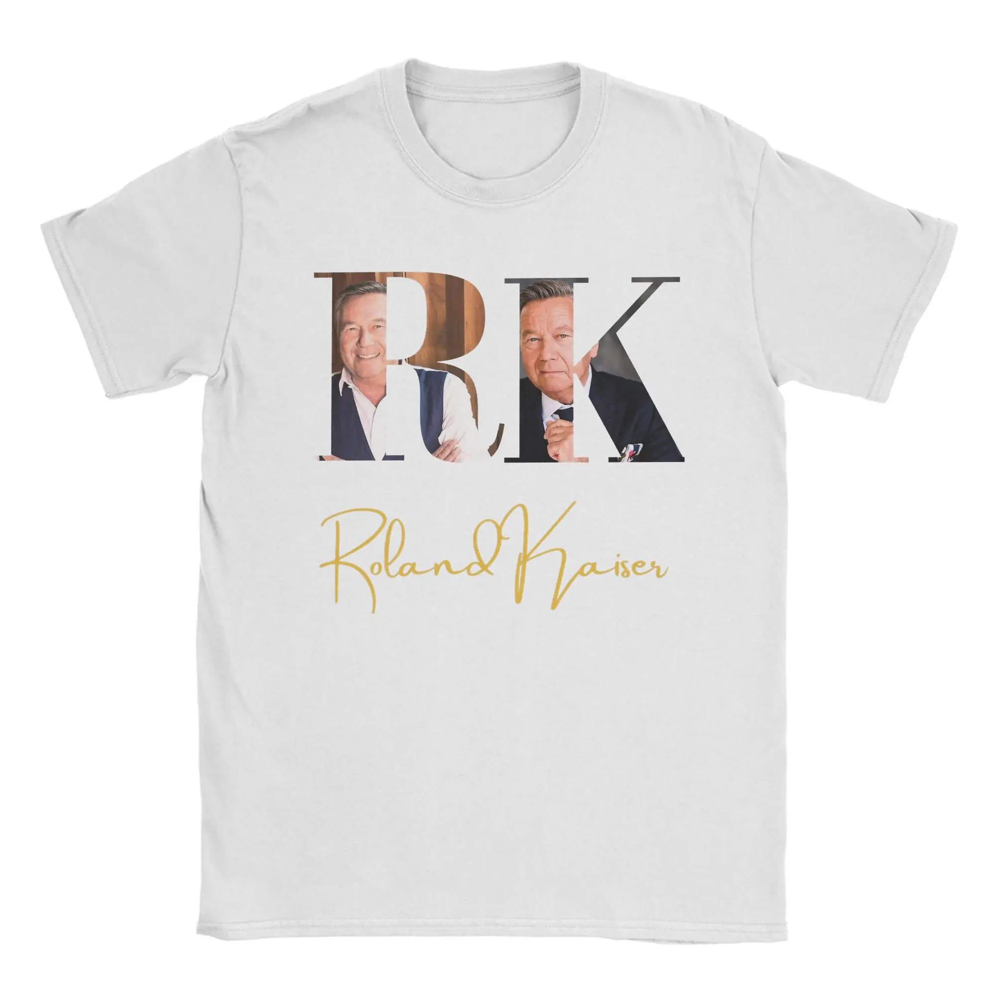 

Roland Kaiser Festival Singer T Shirt Men Cotton Funny T-Shirts O Neck Tees Short Sleeve Clothing Birthday Present