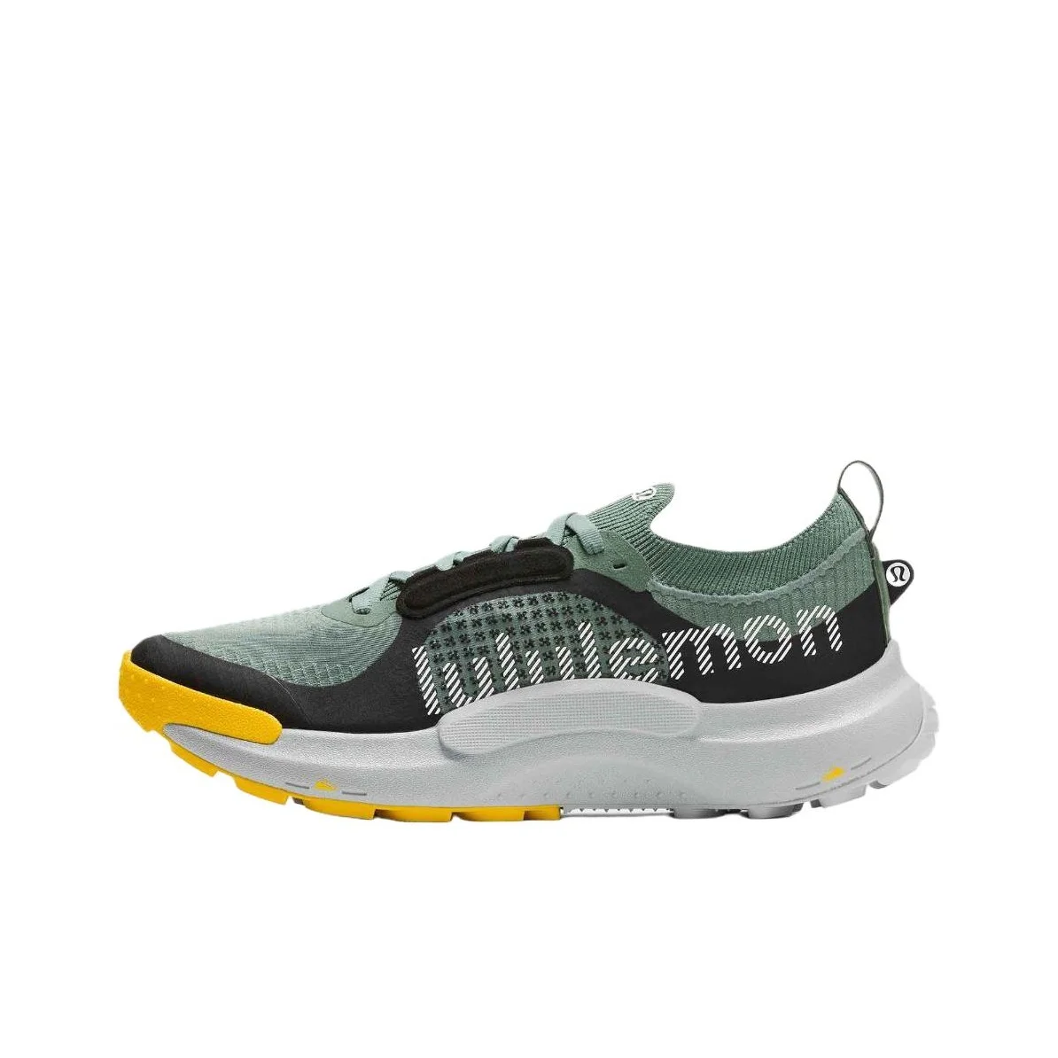 

Lululemon Wildfeel Trail Нескользящие устойчивые к истиранию низкие кроссовки для бега по пересеченной местности мужские серые эвкалиптовые LM9B75S-071739