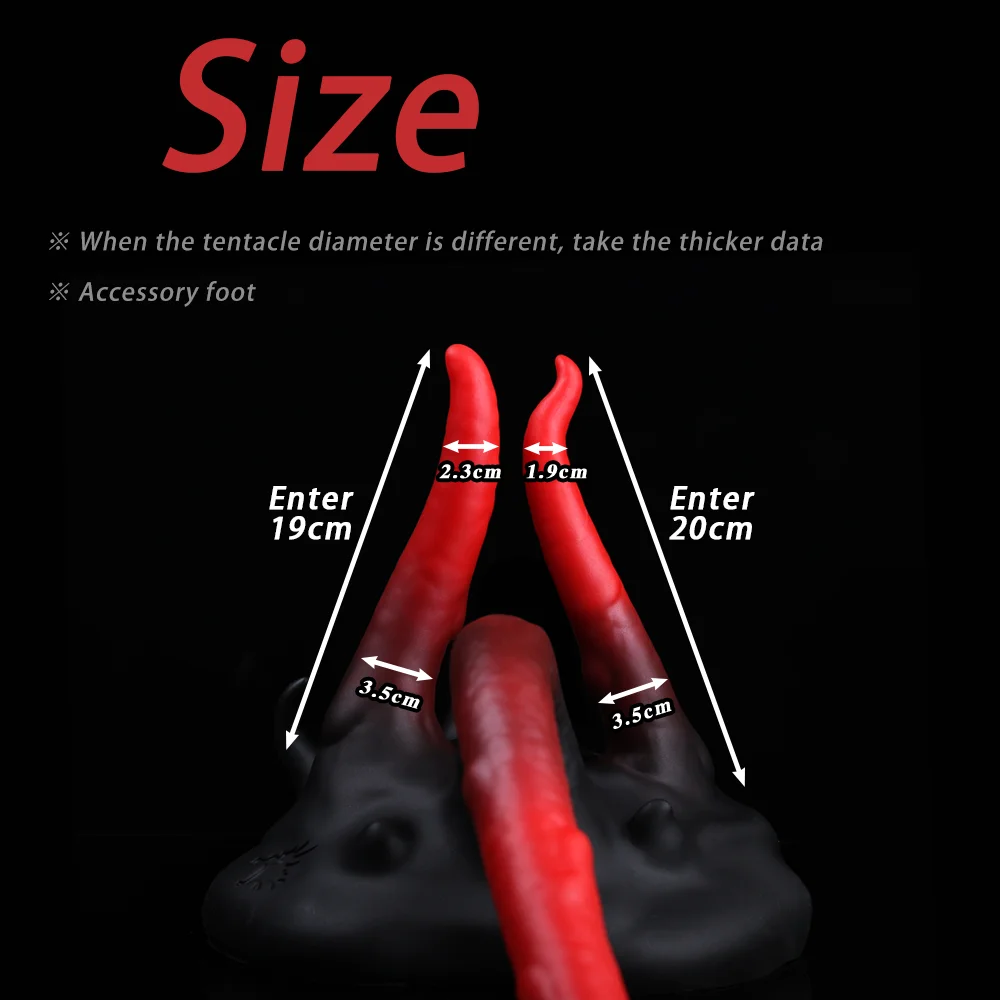 Nothosaur Tentacle Dildo Color Silicone Sex Toys Realistic Octopus Fake Penis Adult Fantasy Anal Plug Holder Masturbation Massag