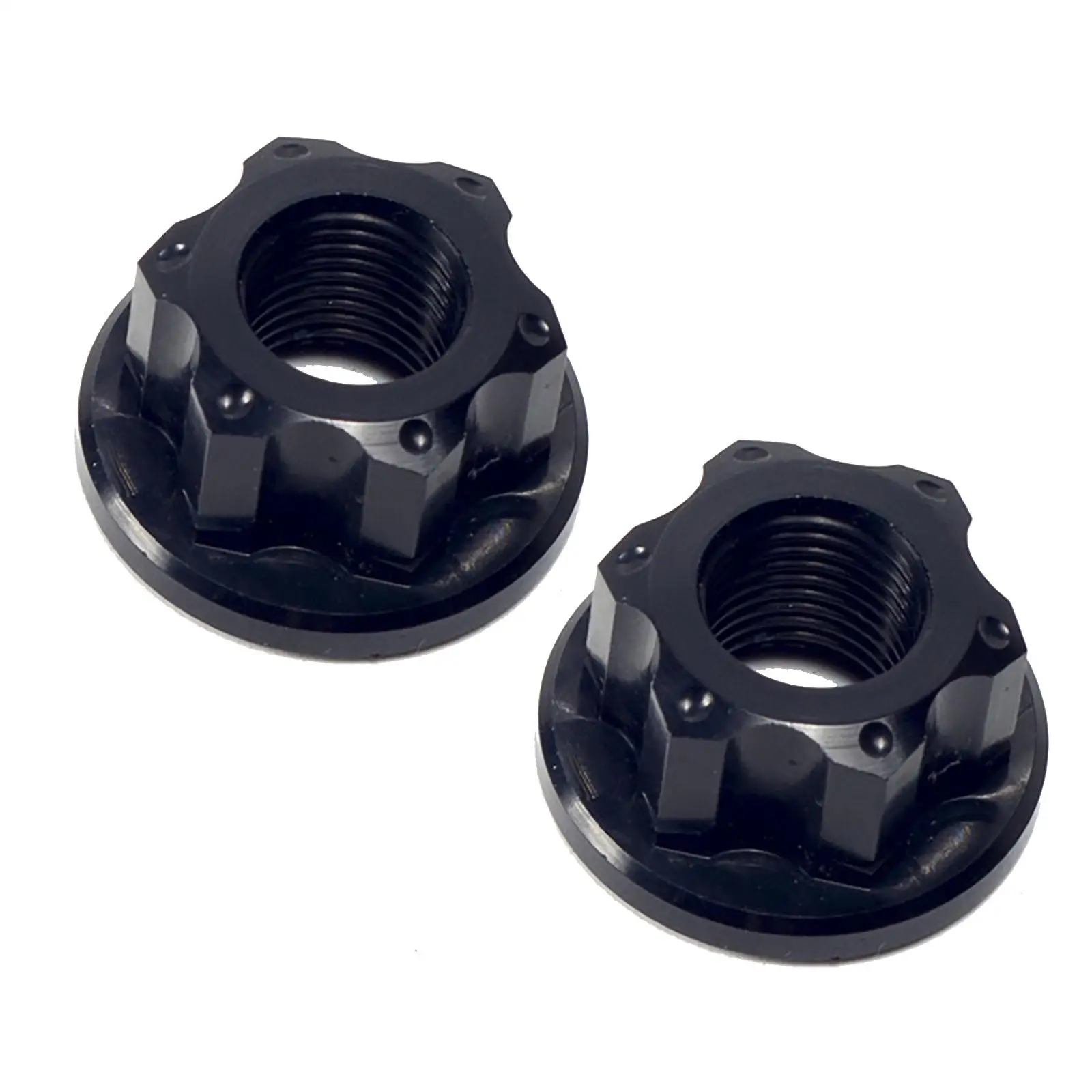 Bicycle Rear Axle Nut M10 7075 Alloy Hub Fastener Replacement for Road Bike MTB Folding Bike Wheel Parts
