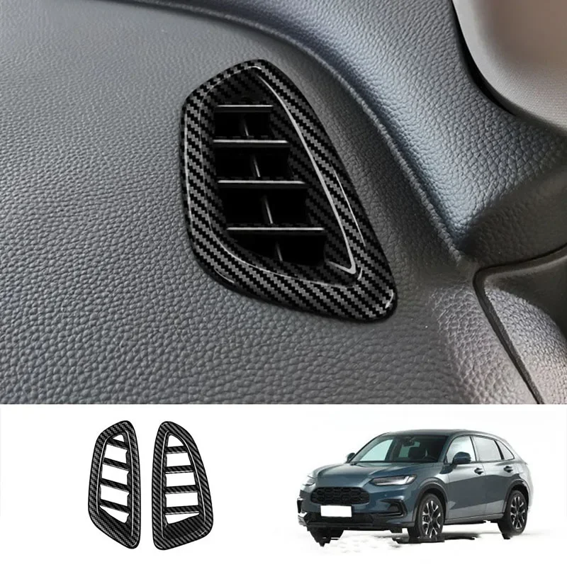 Instrument panel Air Vent Outlet Cover Trim A/C Air-condition Wind Out Stickers  Accessories Fit For Honda HR-V EX-L Sport 2023