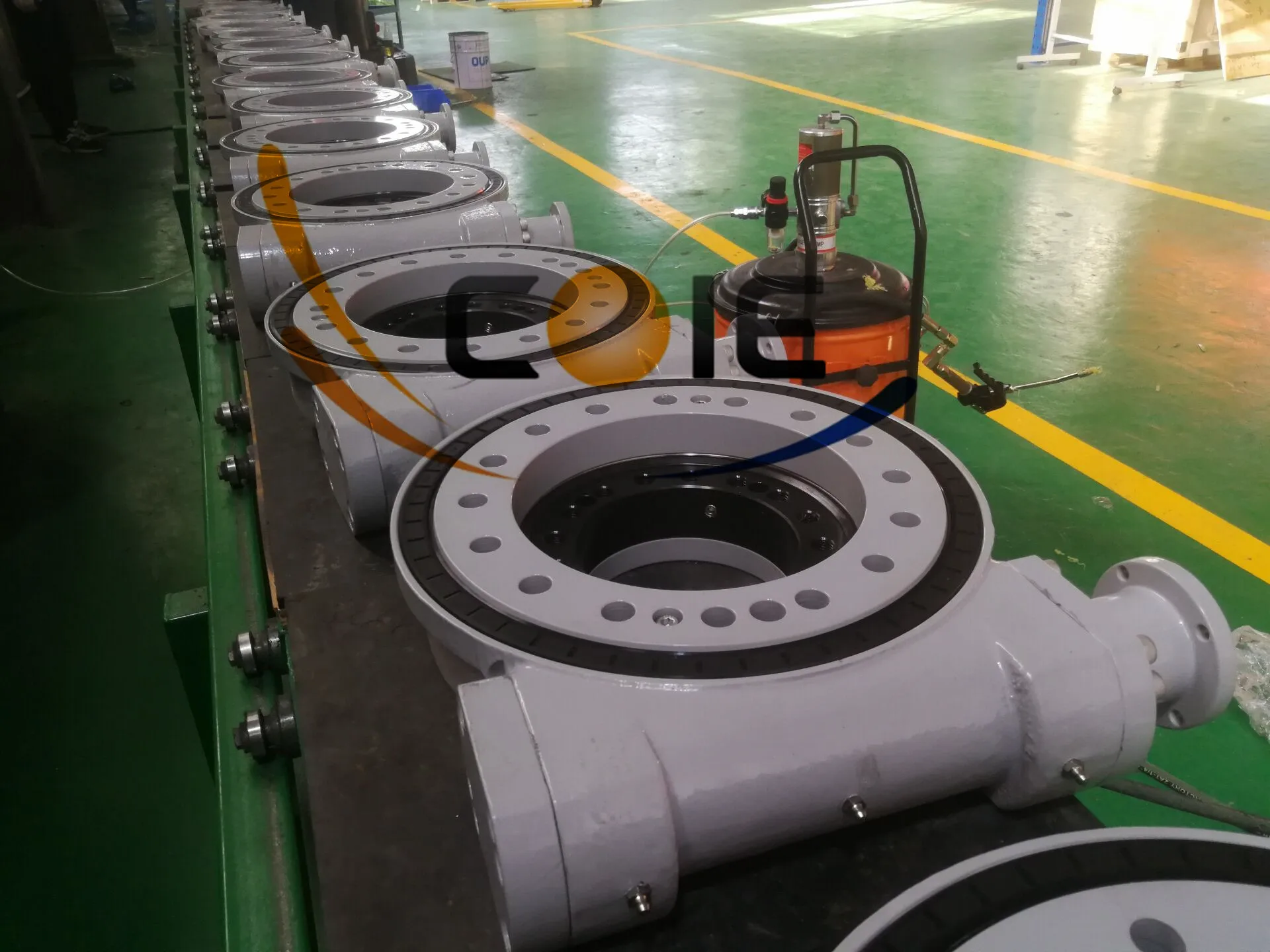 Anpassbares ODM-Drehgetriebe mit Schneckengetriebe für den Service und hydraulischer Hubkran