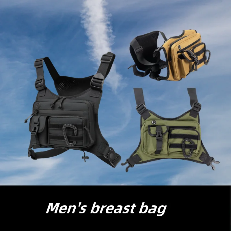 

2025 Men's Outdoor Sports Fanny Pack - Breathable Mesh Sling Bag for Running, Cycling, Hiking Lightweight & Hands-Free