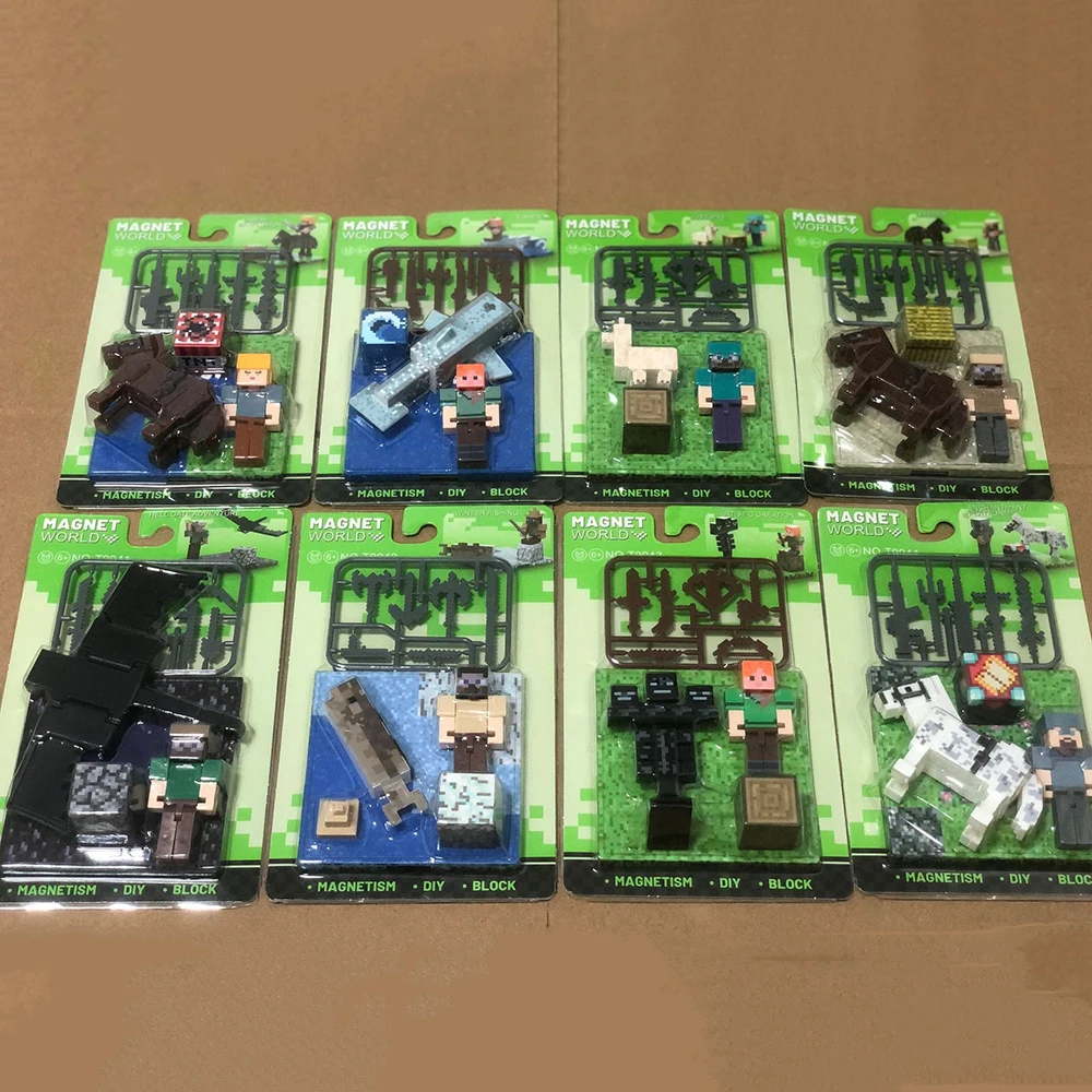 Magnetisch blok Magnetische kubussen Set Kinderen Bouwspeelgoed Bouw mijn Magneet Constructor Wereldknutselspeelgoed Zintuiglijke peuters Geschenken