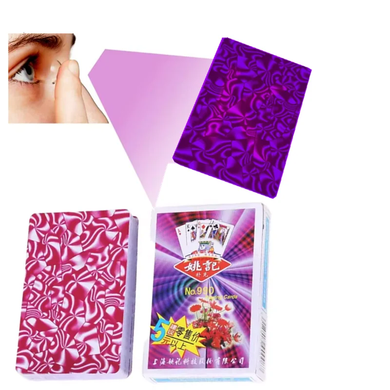 IYAOJI 990 nfrared Marked  Cheating Cards For Infrared Ink Sunglasses & Marked Cards Contact Lenses（Only Cards)