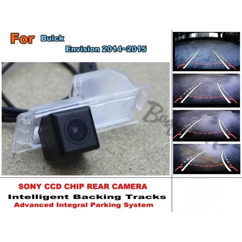 

For Buick Envision 2014 2015 Intelligent Dynamic Trajectory Rear HD CCD View Reverse Backup Tracks Camera Night Vision