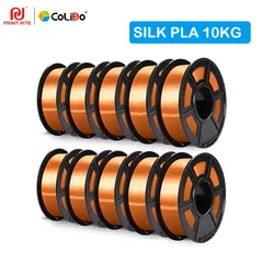 CoLiDo SILK PLA Filament 10KG 1.75mm 3D Printer Filament High Quality Silky Texture High Toughness 3D Printing Materials