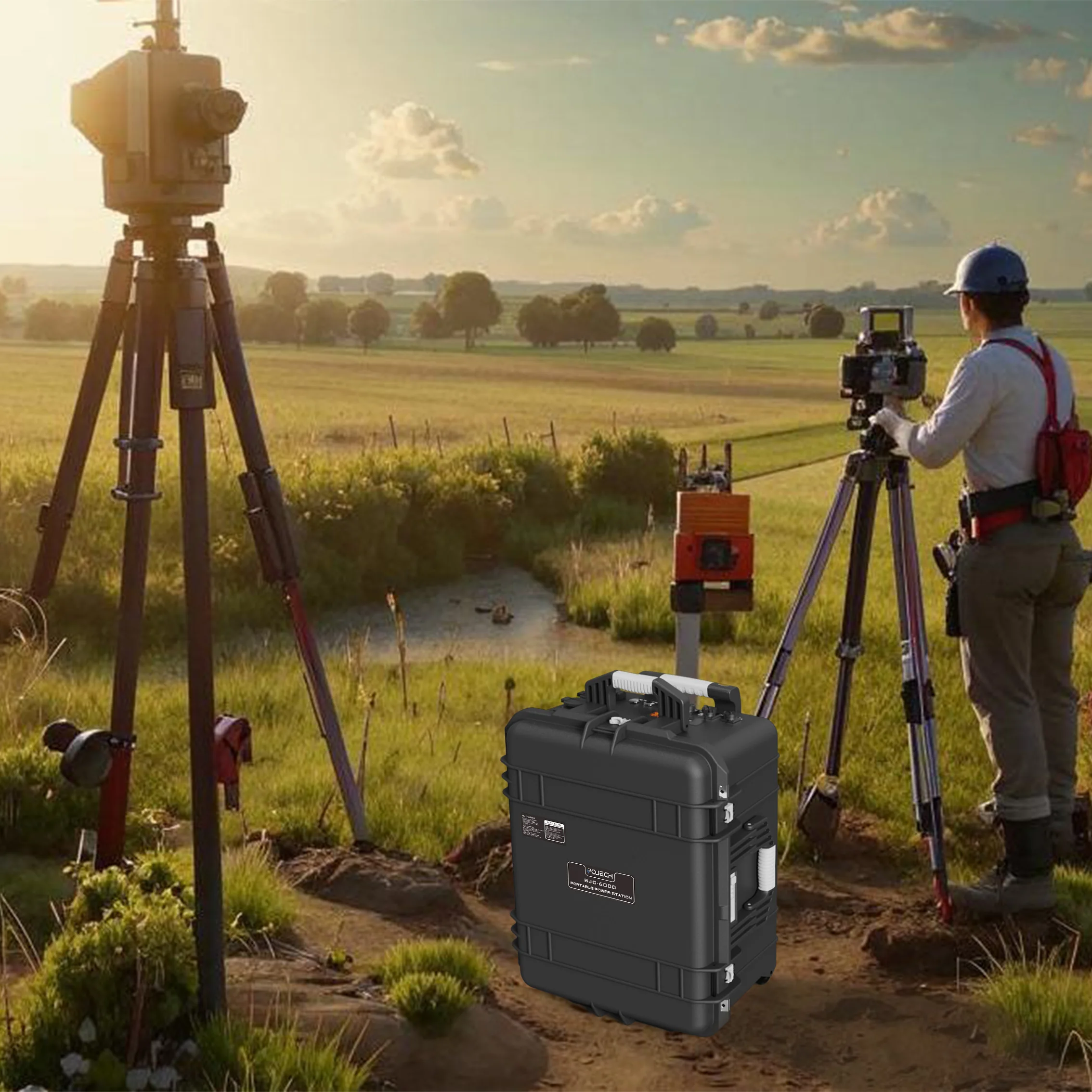Quality Assured 6000W Suitcase Solar Generator High Backup Station Mobile Home Electric Van Camping Lithium Ion Pure Sine Car