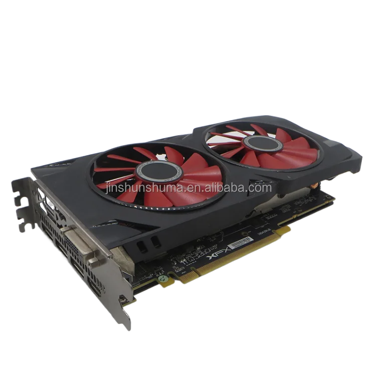 Radeon RX580 Graphics Card 8GB GDDR5 256 Bit Video Card PC Gaming with HD MI Display Port DVI PCI E Dual Fans card graphics