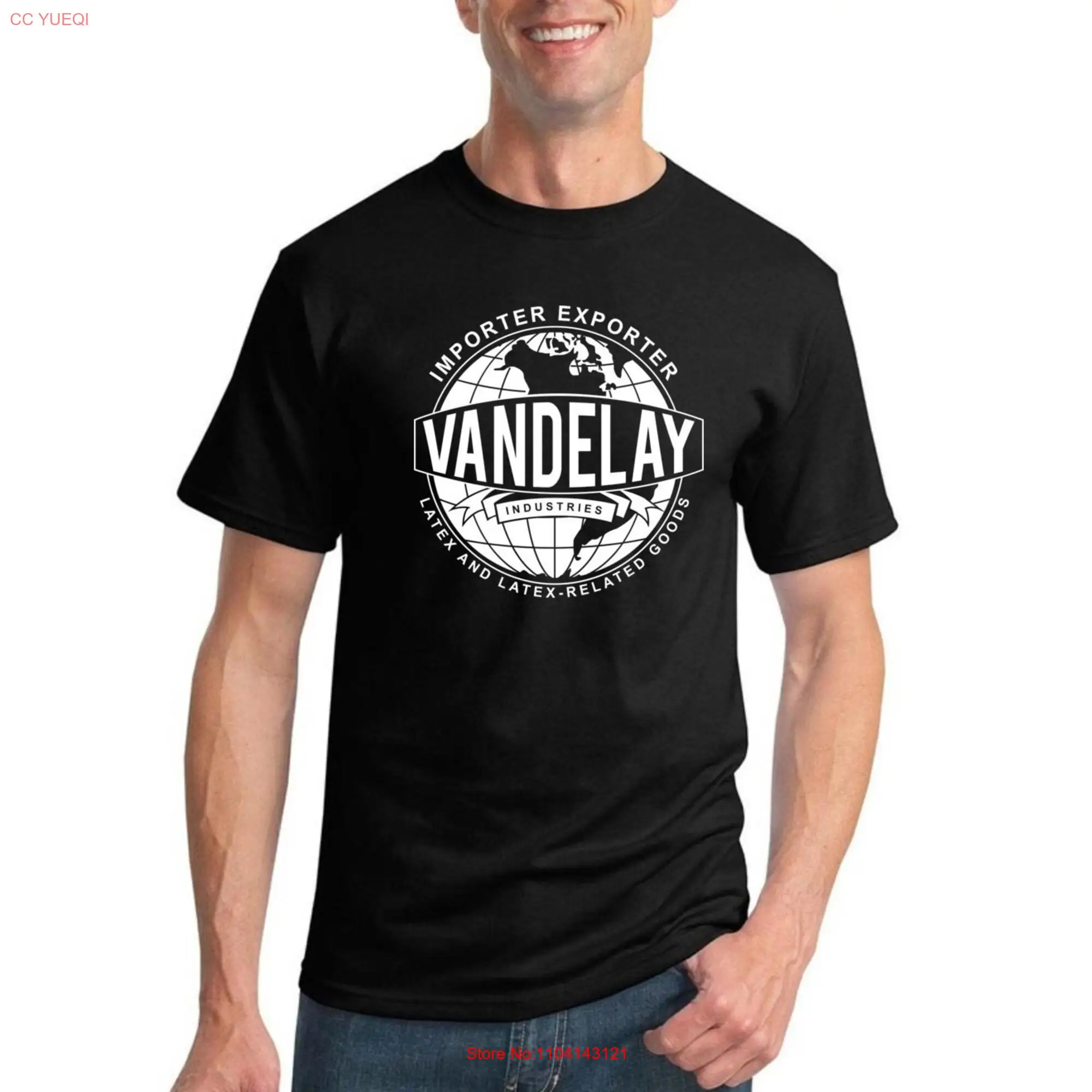 Vandelay Industries T Shirt Latex Related Goods Seinfeld George Costanza Pop Culture Men's  long or short sleeves