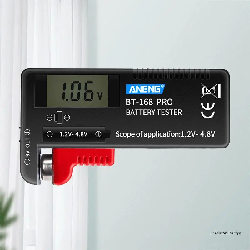 BT168 PRO Battery Capacity Tester for 1.2-4.8V AA AAA Cell C D 18650 Battery