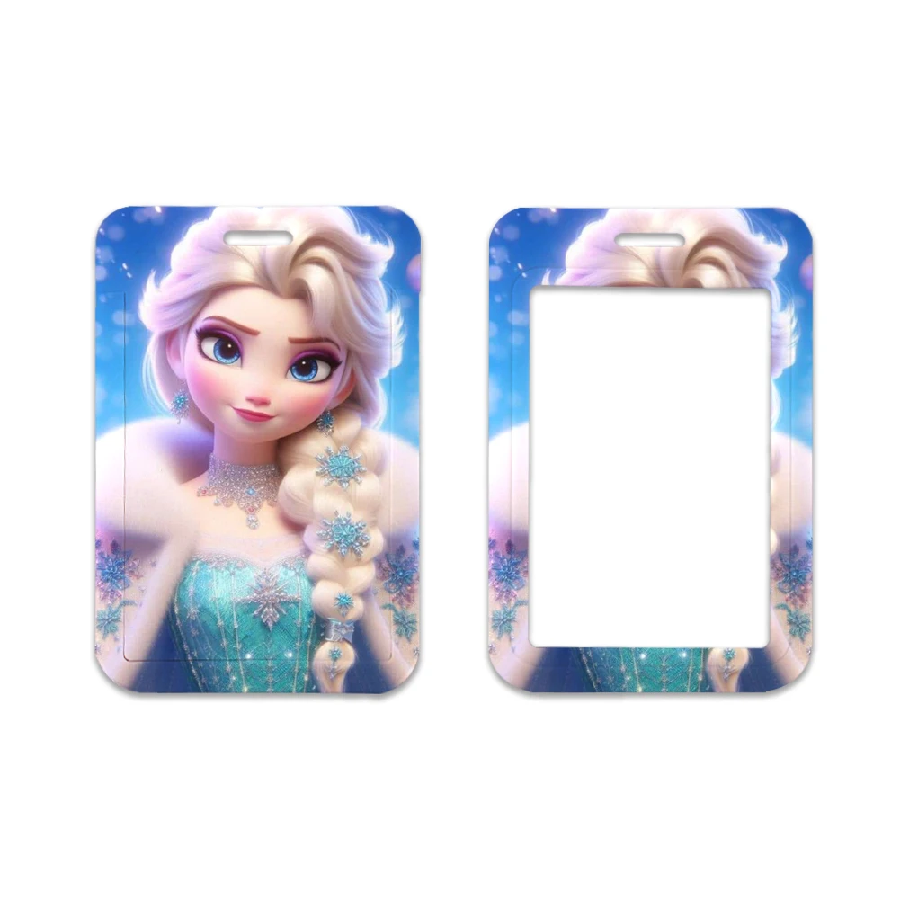 Tali ponsel Anime Frozen model baru, tali telepon genggam putri Elsa untuk pegangan lencana ID, tali leher, tali gantungan kunci, hadiah anak perempuan