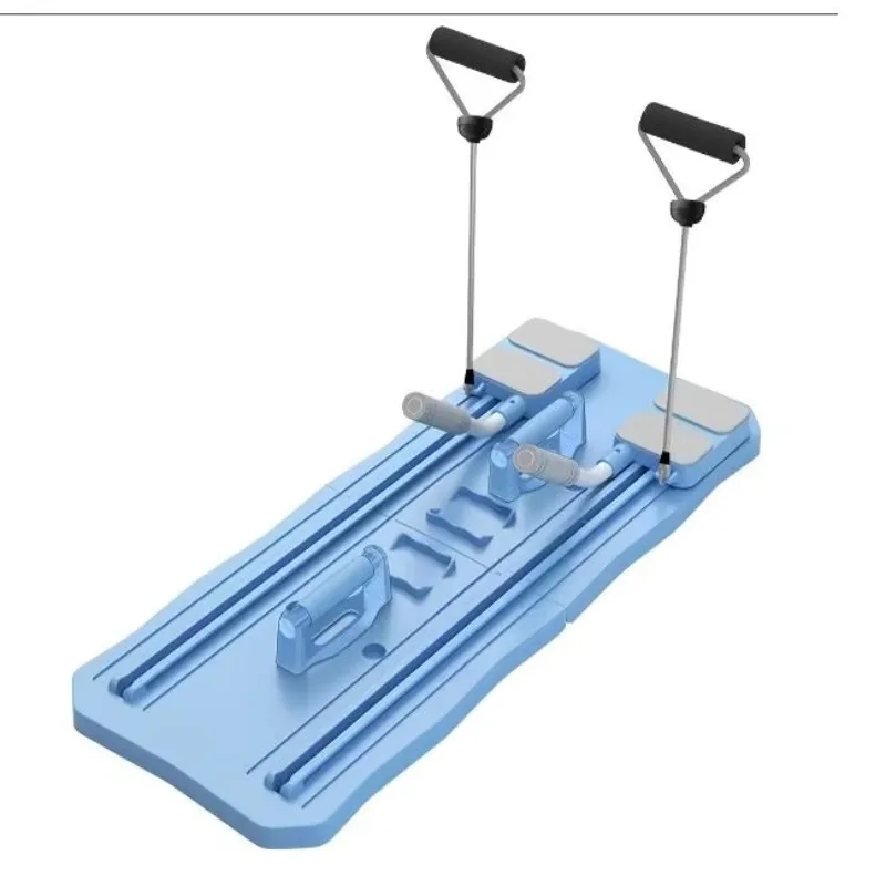 Tablero de realce muscular para entrenamiento de fuerza abdominal plegable, nuevo diseño, con banda de resistencia para hombres y mujeres