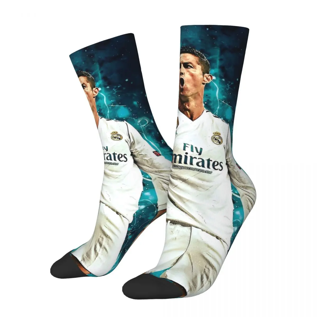 Football Cristianos Socks for Men Soccer Cr7 Accessories Socks Sweat Absorbing