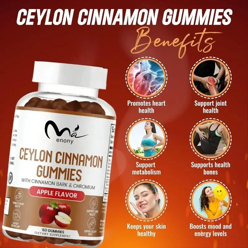 Cinnamon Chrome Soft Candy - Joint Antioxidant Health Support Natural Apple Flavor