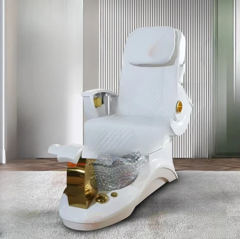 

Hot items in the store Shiro de Tisulla de Rujo Professional 2023 Luxury Foot Massage Spa Nail Pedicure Chair