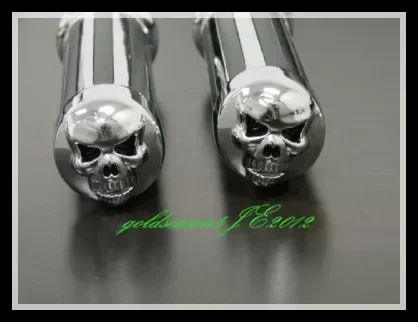 

Chome 1" HAND GRIPS For Suzuki GSXR 600 750 1000 SV 650 Hayabusa Volusia Intruder Cruiser