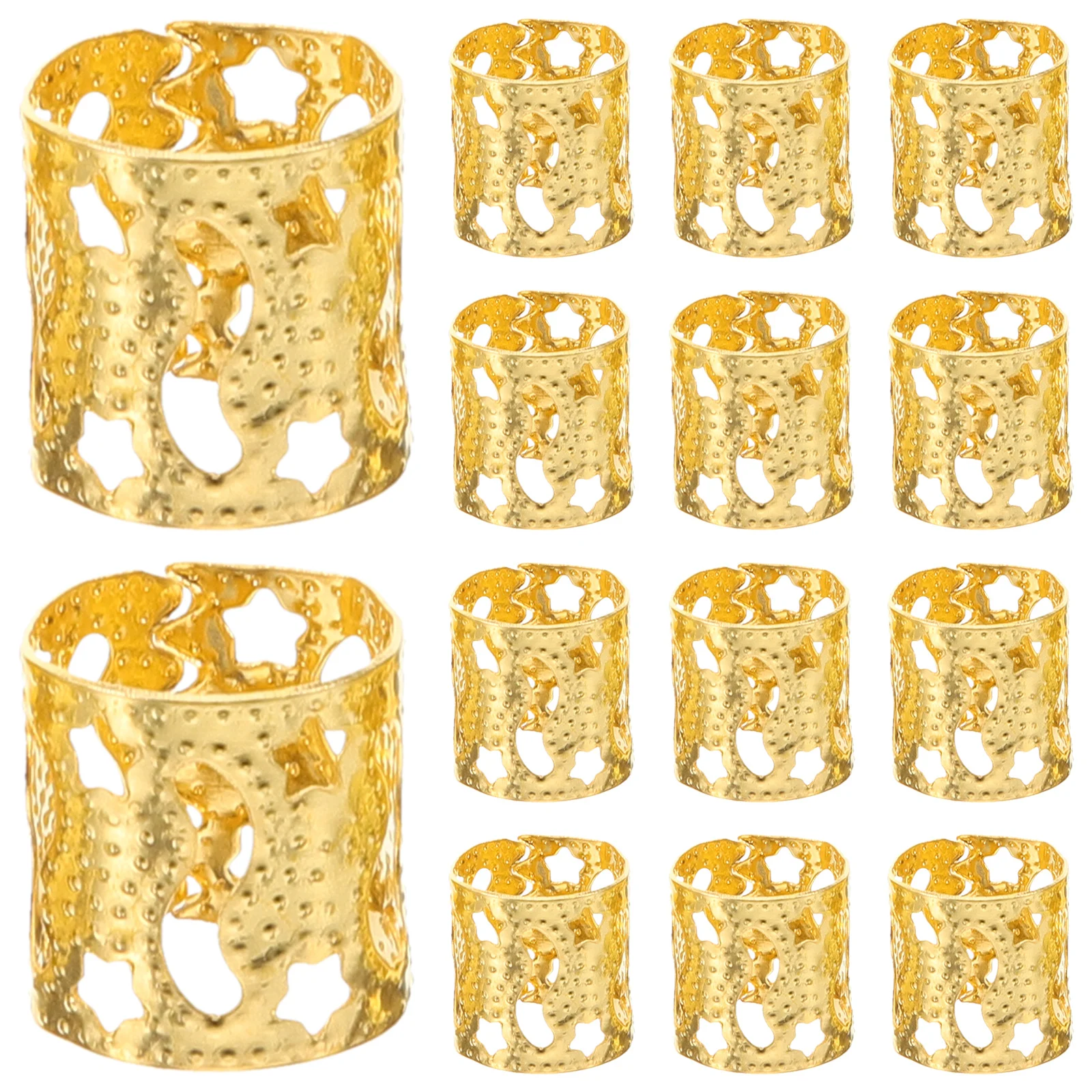 

30Pcs Elegant Hair Cuffs Braid Jewelry Accessories for Women Braids Dreadlocks Decorations Dreadlock Accessories