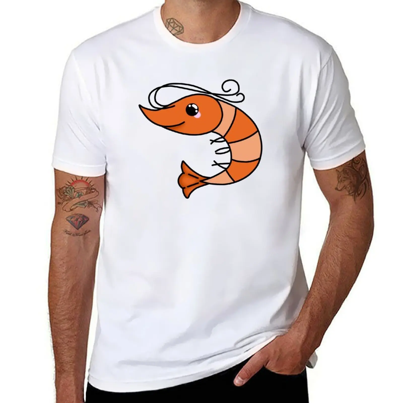 

Funny shrimp T-Shirt anime t shirts for man t shirt man designer T-Shirt