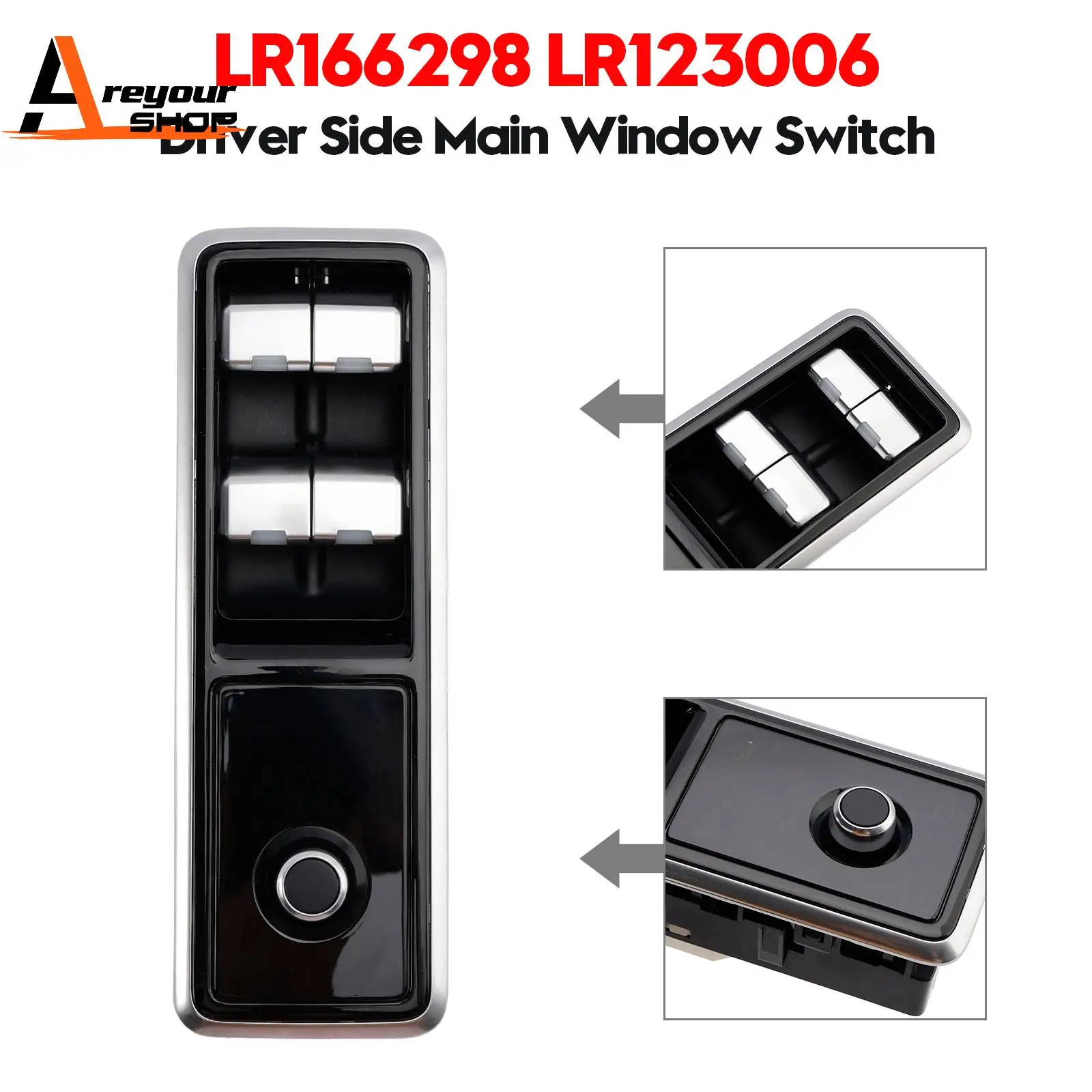 

Переключатель главного окна со стороны водителя для Range Rover Sport 2018-2022 LR 166298 LR 123006