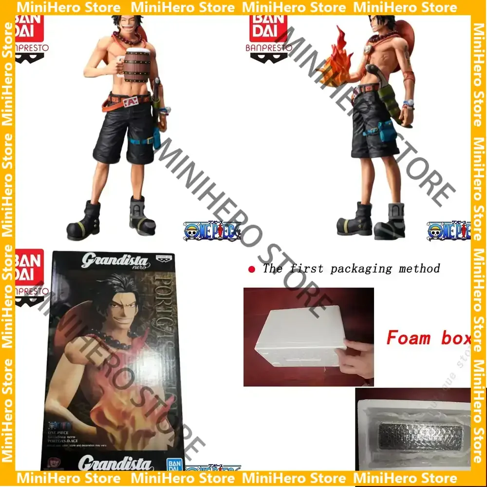

В наличии Оригинальная фигурка Bandai Banpresto One Piece Портгас Д. Эйс, ПВХ, 1/8, коллекционная, для демонстрации