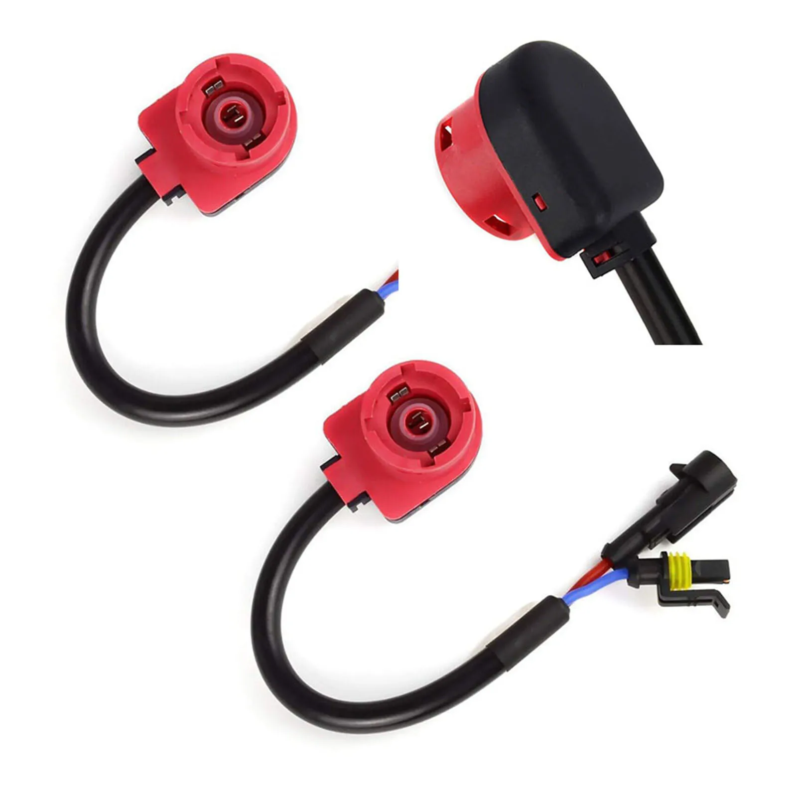 2 PCS D2R D2S D4S D4R HID LED Bulb adaptor Harness Adapter Socket Plugs Aftermarket ballasts HID
