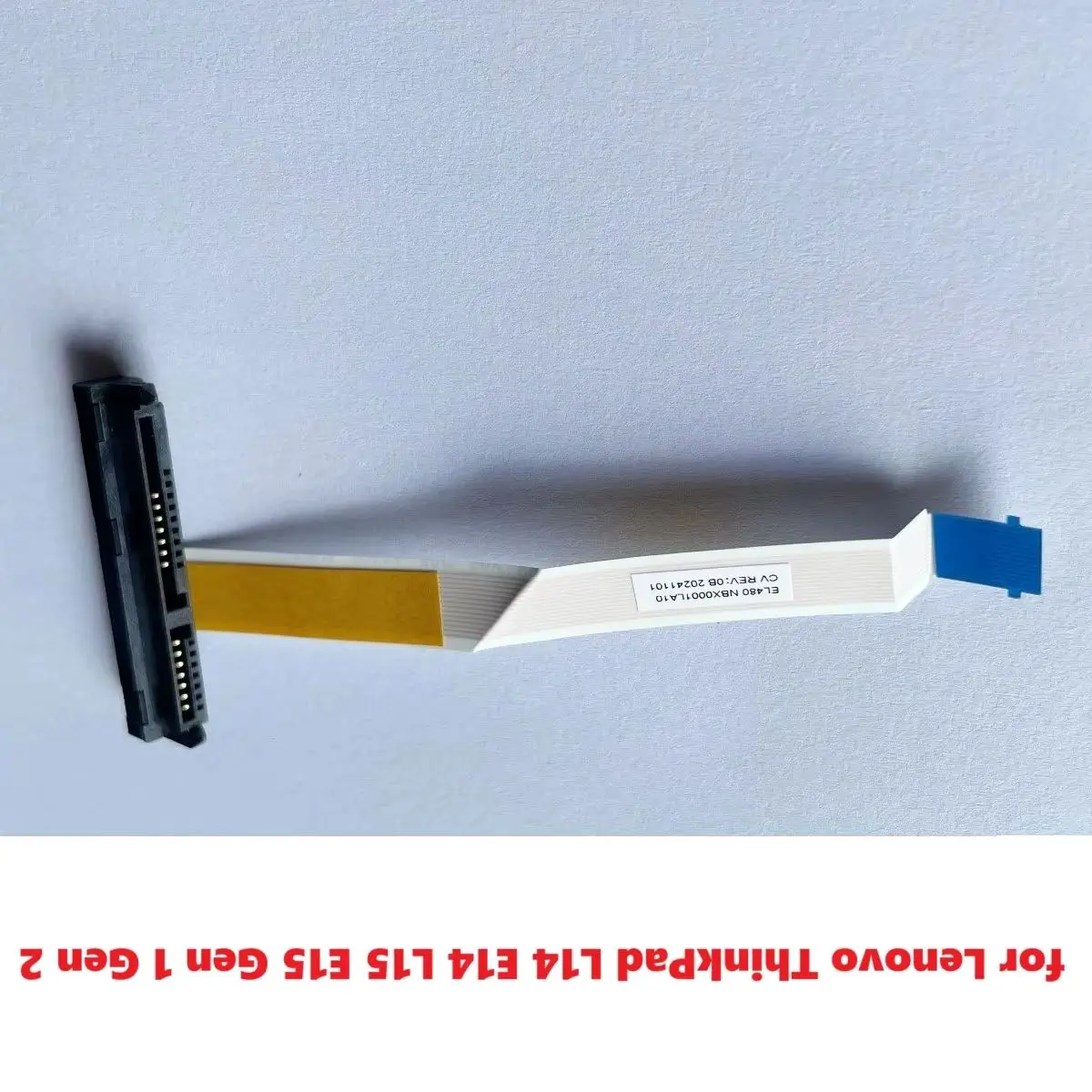Replacement 2.5" SATA HDD SSD Hard Drive Connector Connecter Flex Cable for Lenovo ThinkPad L14 E14 L15 E15 Gen 1 Gen 2