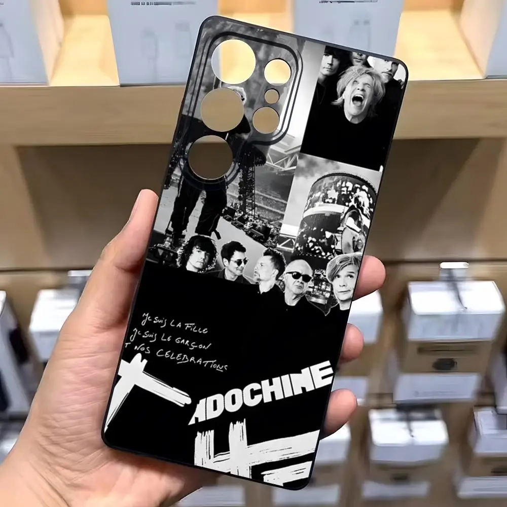 Best Of Indochine Band Phone Case For Samsung A57 A37 A17 A56 A36 A26 A16 A25 A35 A55 A34 A24 A54 Black Soft Shell