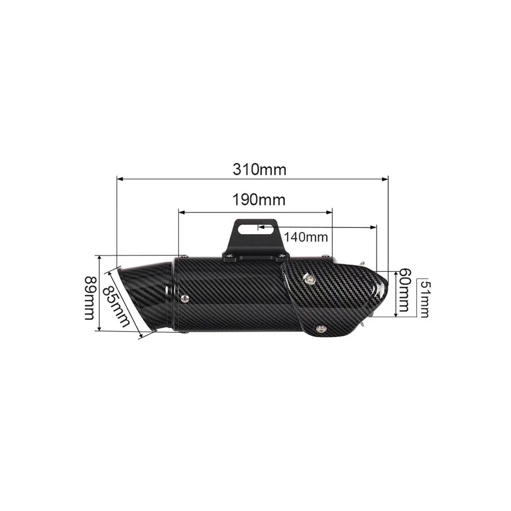 Auspuffsysteme für Yamaha YZF R7 2021-2023 Komplettes System Auspuffkrümmer Schalldämpfer Endrohre Auspuffrohre – Detail 3