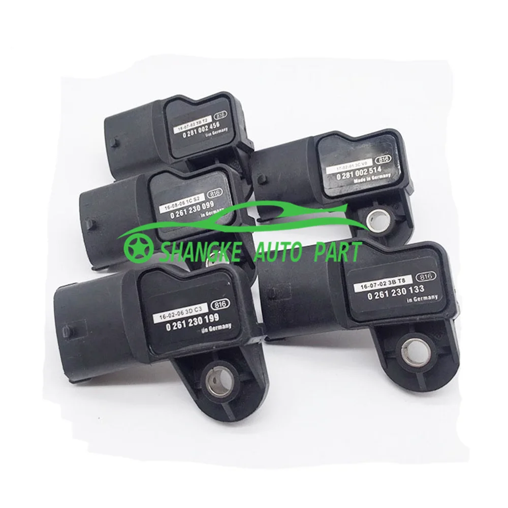 

Manifold Absolute Pressure MAP Sensor OEM 0281002514 3R239F479AA 500351377 Fits AAGRALE-DEUTZ CCHEVROLET FFIAT FFORD VVW IIVECO