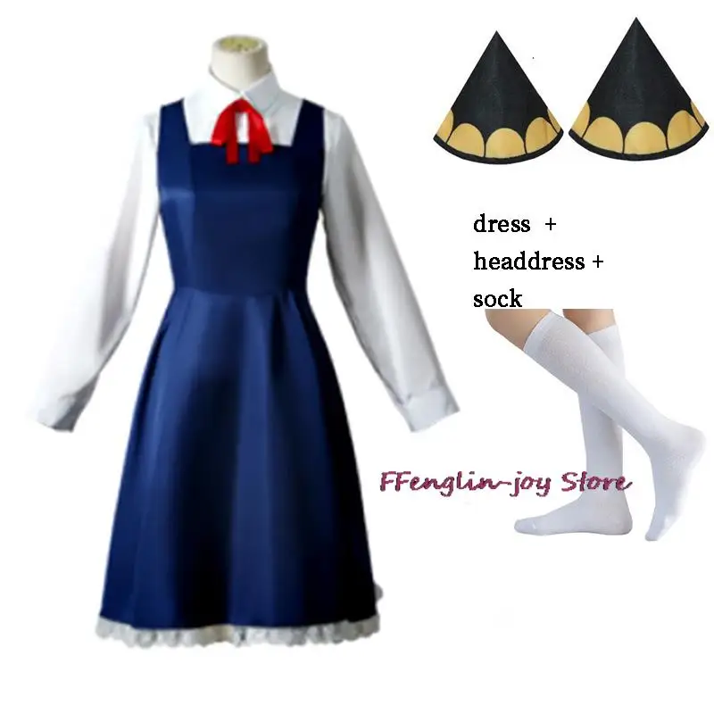 Anime Yor Forger Cosplay Costume Anya Dress Uniform Halloween Family Christmas Clothes Masquerade Party Roleplaying Wig