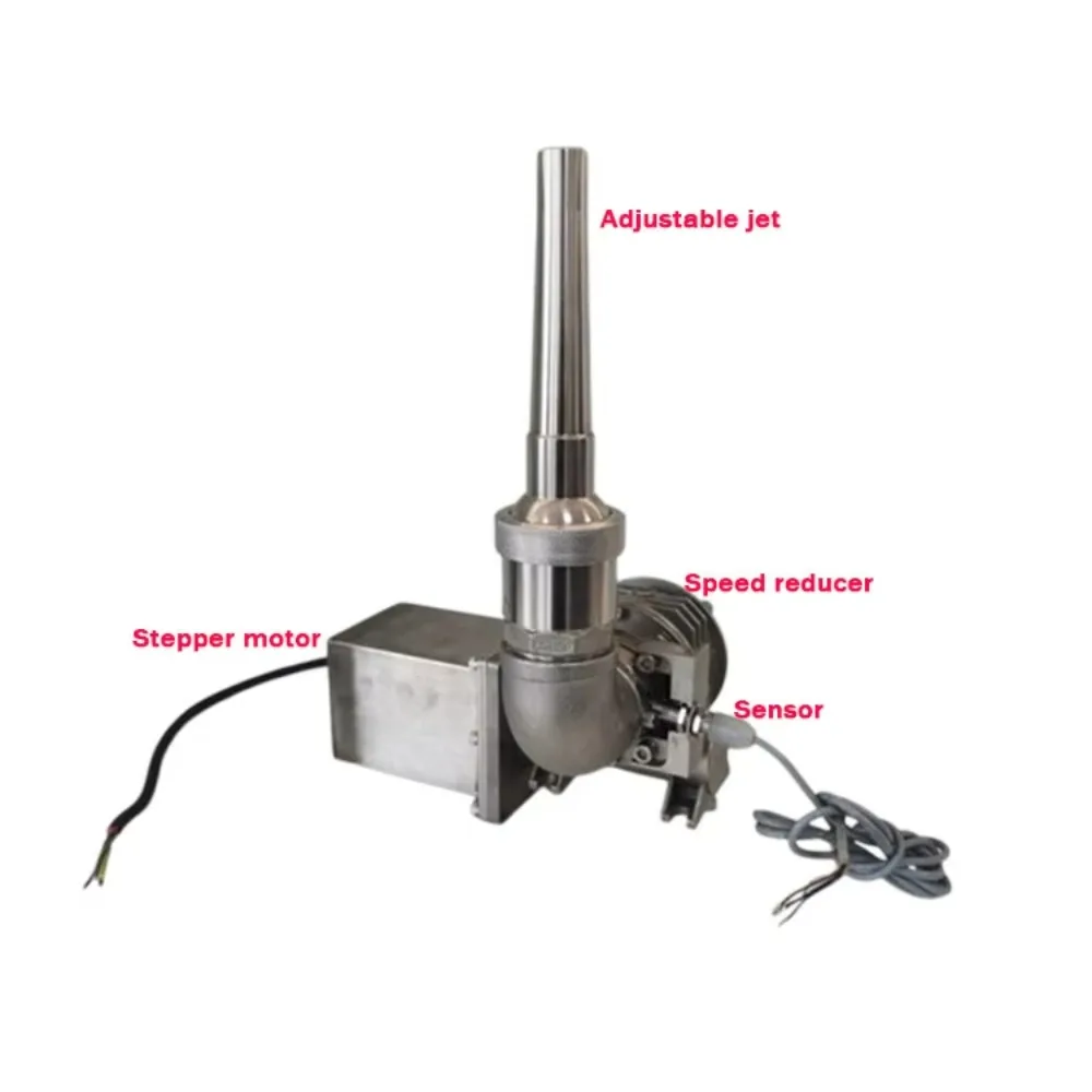 Digital Control System Outdoor Indoor Fountain Stainless Steel Swinging Nozzle Stone Base Music Control Garden