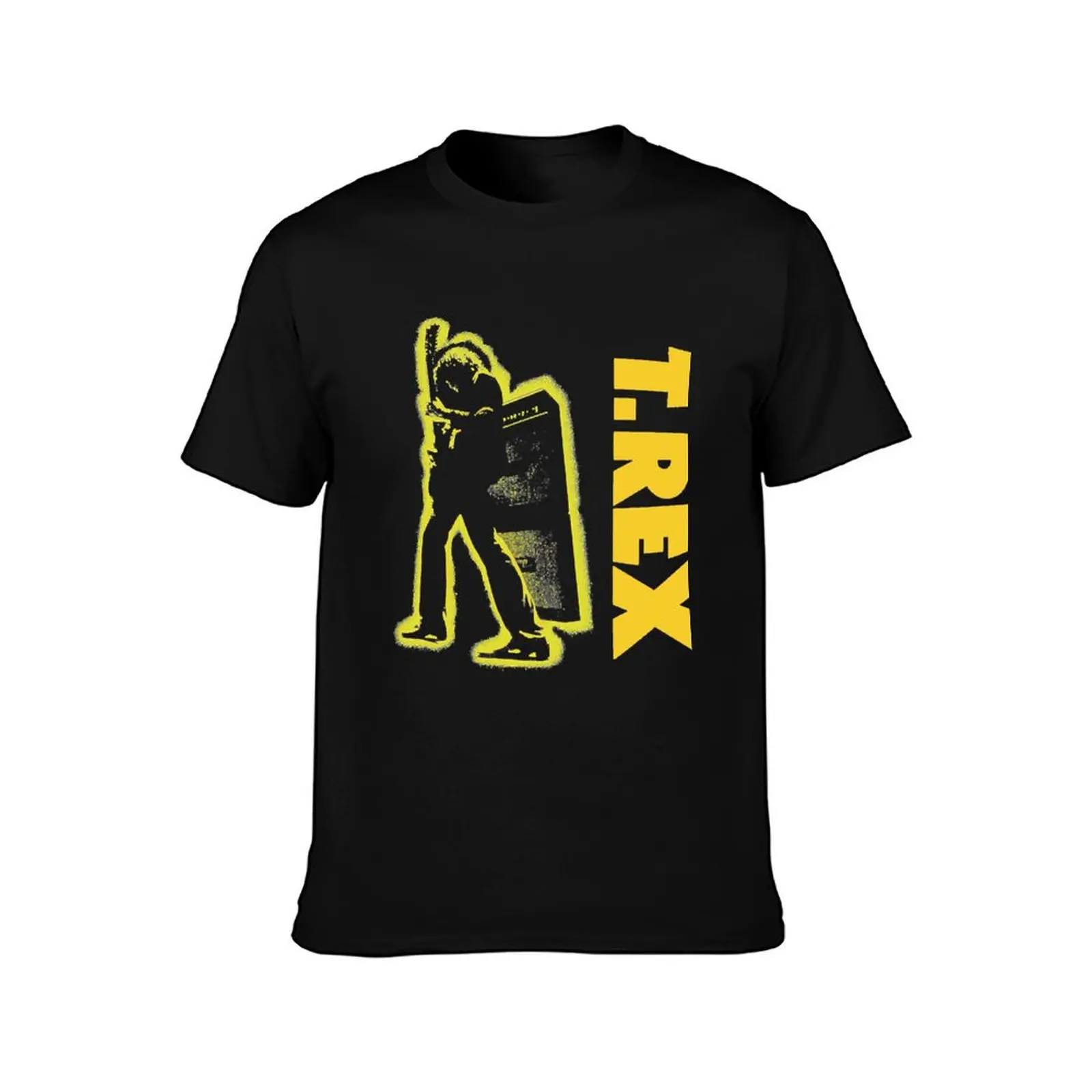 Women Men T_Rex Guitar T-Shirt Sport Basic Moisture Wicking Tee T-Shirt