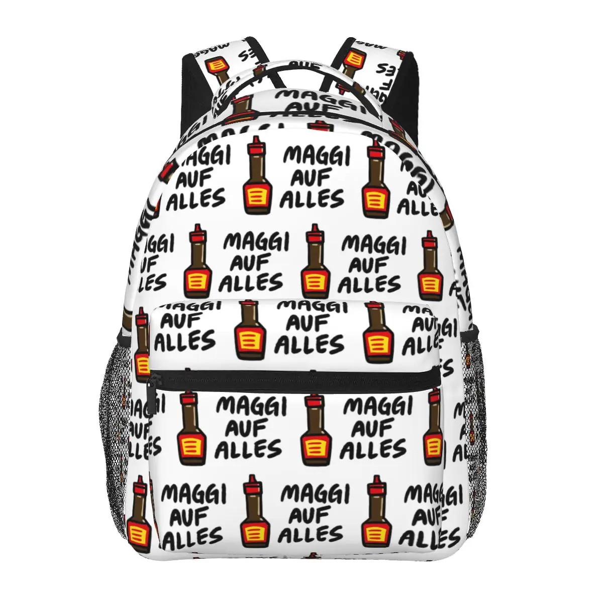 

Maggi Auf Alles (Deutsch) Backpacks Boys Girls Bookbag Students School Bags Cartoon Laptop Rucksack Shoulder Bag Large Capacity