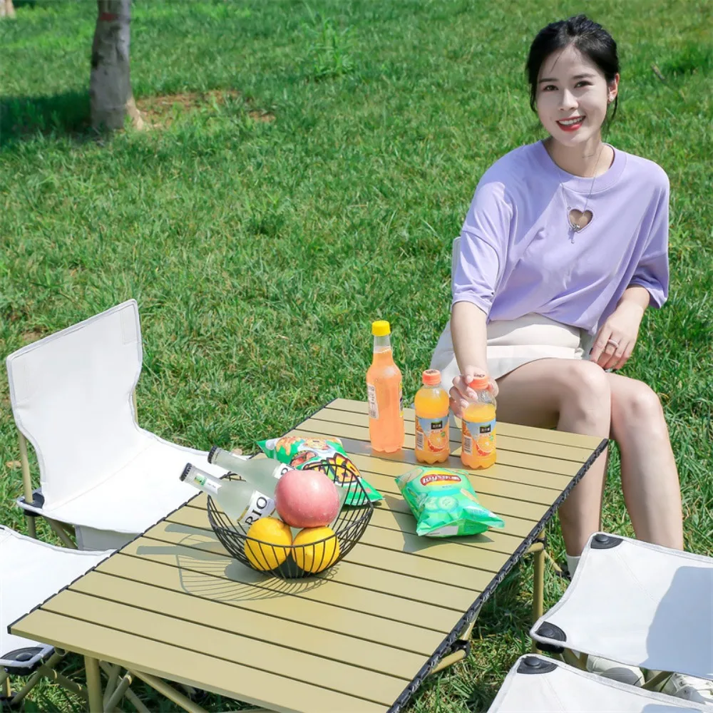 Portable Folding Camping Table And Chair Set Folding Card Table And Chair Set Barbecue Camping Oversized Picnic Table And Chair