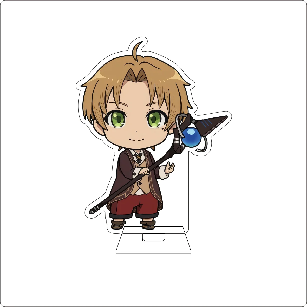10CM Anime ‌Mushoku Tensei: Jobless Reincarnation Cosplay Cute Acrylic Figure Stand Plate Roxy Ornaments Gifts view 3