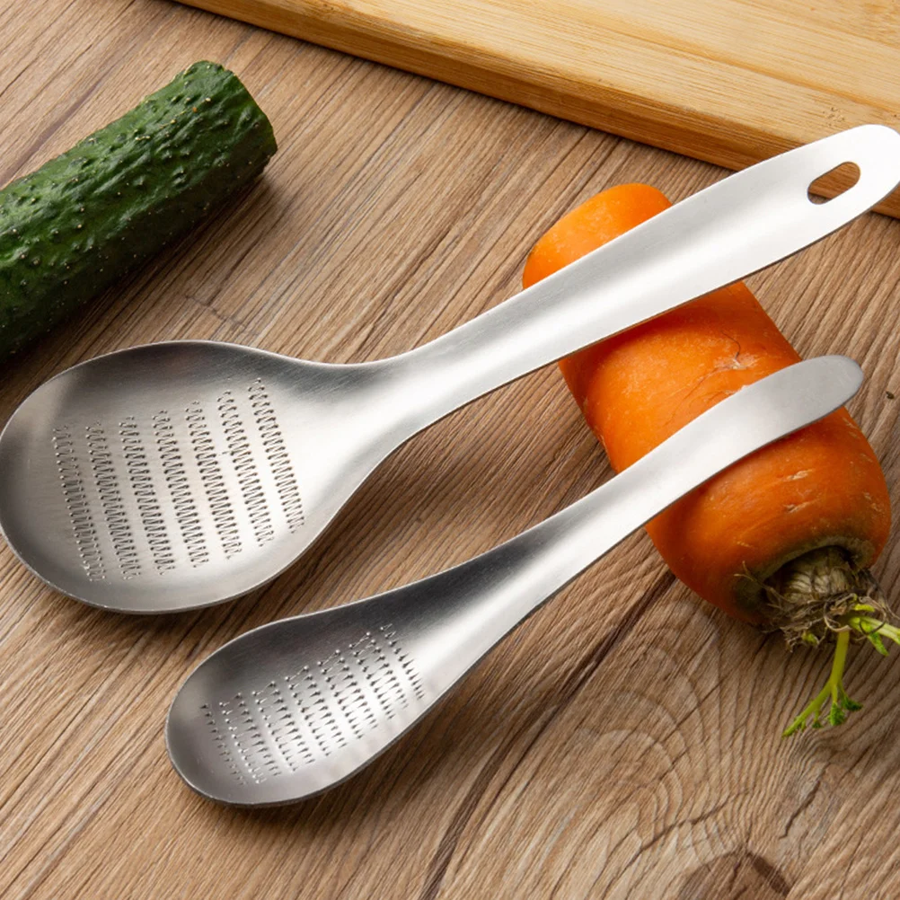 

Stainless Steel Garlic Crusher Kitchen Tool For Baby Food Grinding Smooth Manual Grater Multipurpose Vegetable Masher