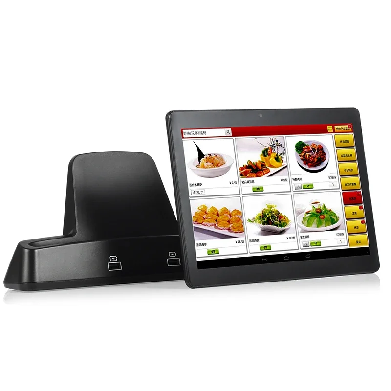 2026 Restaurant WiFi Tablet Pos 10.1 Inch Pos Tablet Android With Magnetic Charging Stand