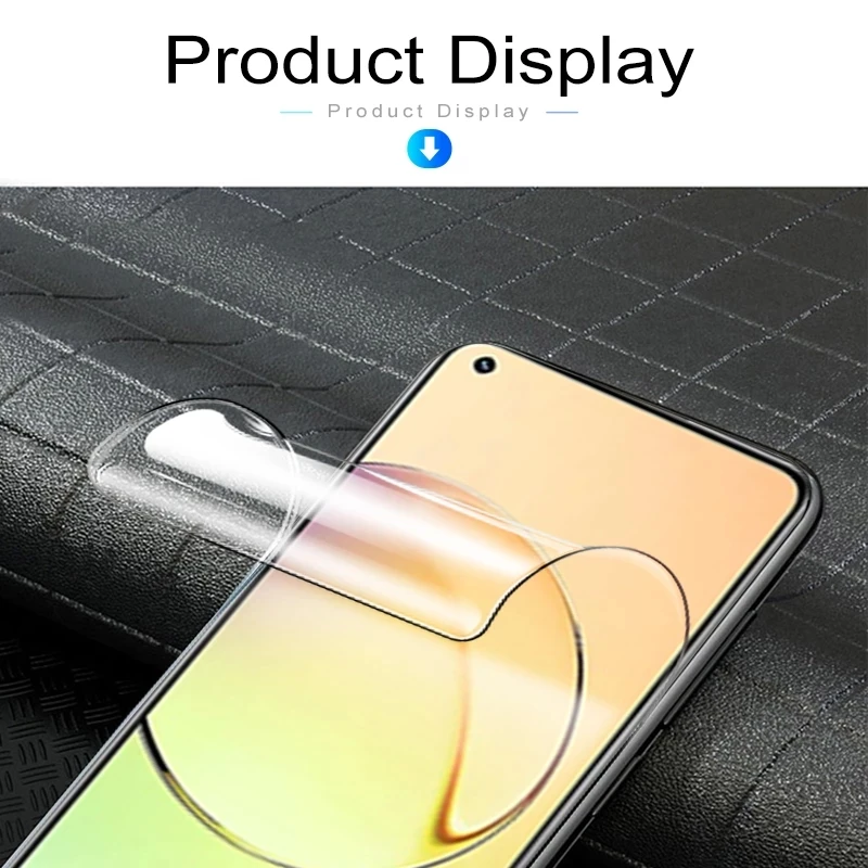 Hydrogel Film For Realme 8i Screen Protector Films For Realme 8 7 6 5 Pro 8s X3 C25 C21 C20 C17 C15 C11 C3 Protective Film