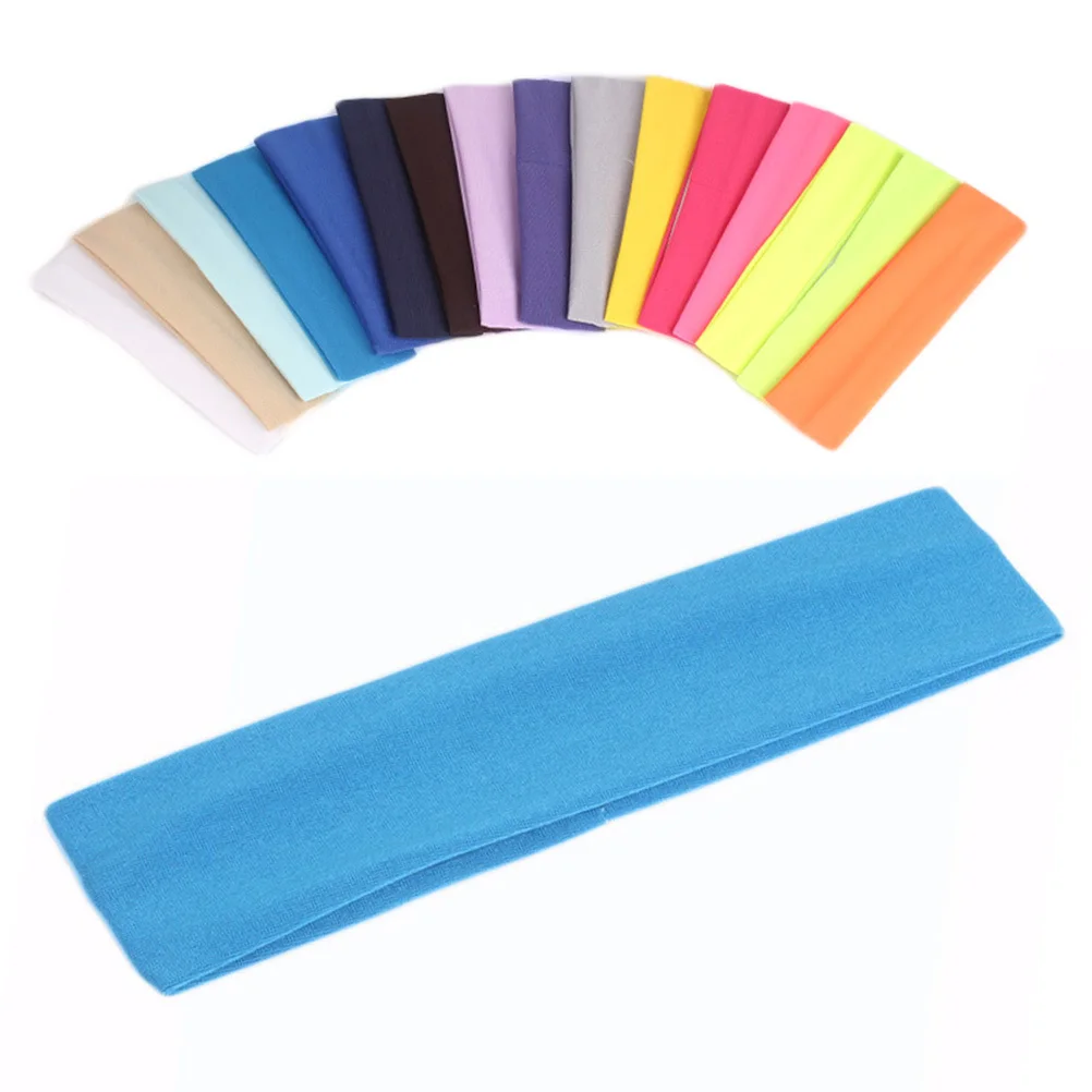 

16Pcs Elastic Headbands Durable Soft Breathable for Women Yoga Sports Makeup Shower Hair Band for Girls Hair Band