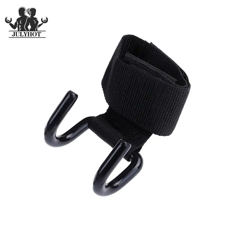 1pc Wrist Support Weight Lifting Strap Adjustable Strong Hook Grips Straps For Weight Lifting Strength Training Gym Fitness