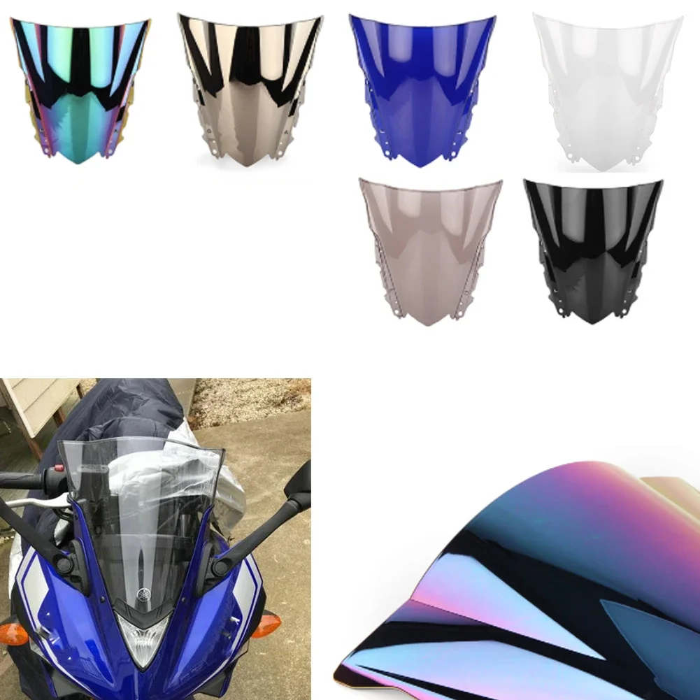 Motorcycle Windscreen Windshield Screen Deflector Protector For Yamaha YZF R25 R3 2013 2014 2015 2016 2017 2018 YZFR3 YZFR25