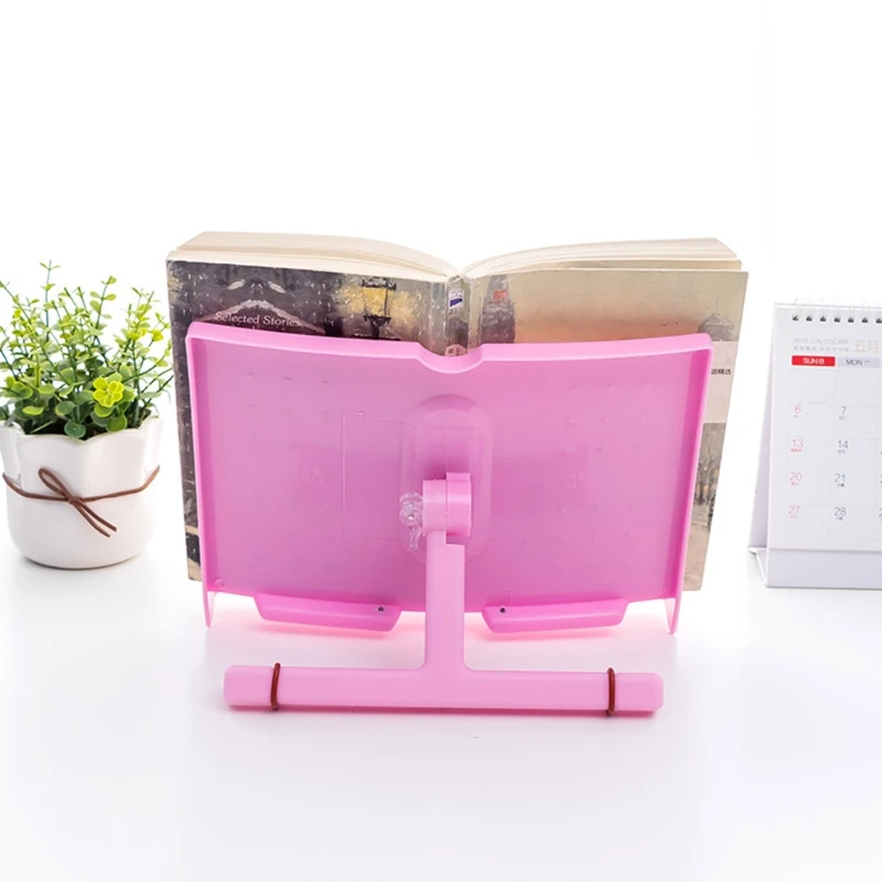 Foldable Reading Book Holder Bookend Music Score Recipe Shelf Folding Holder Bookstand Cookbook Dropshipping